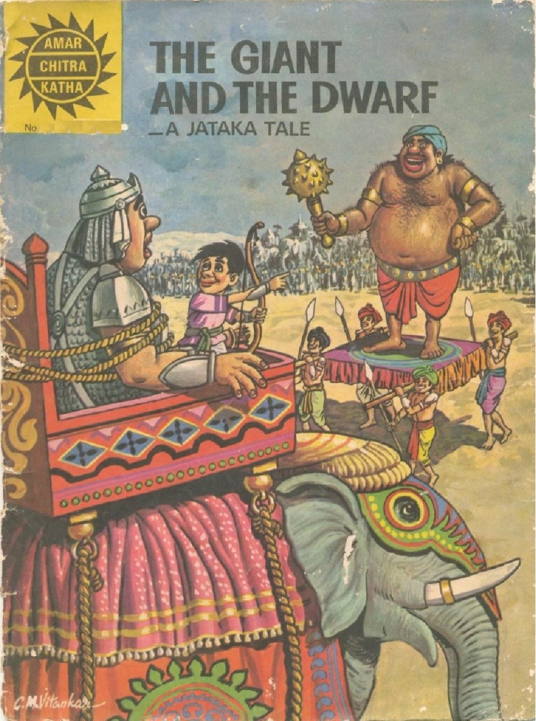 Jataka Tales The Giant and the Dwarf_Page_1