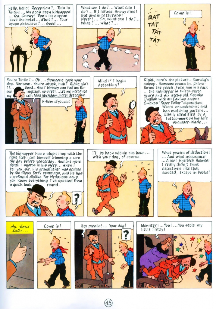 Tintin in America 45