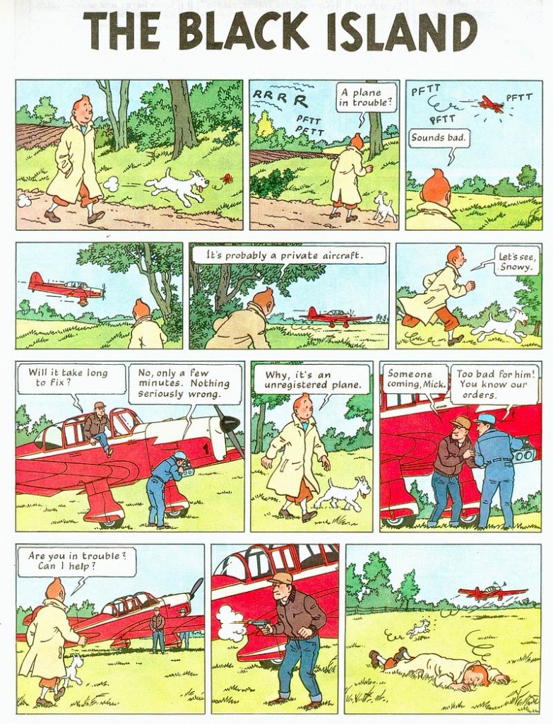 TinTin -07- The Black Island - 01