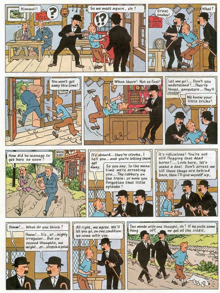 TinTin -07- The Black Island - 36