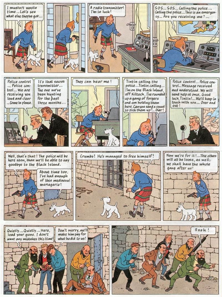 TinTin -07- The Black Island - 56