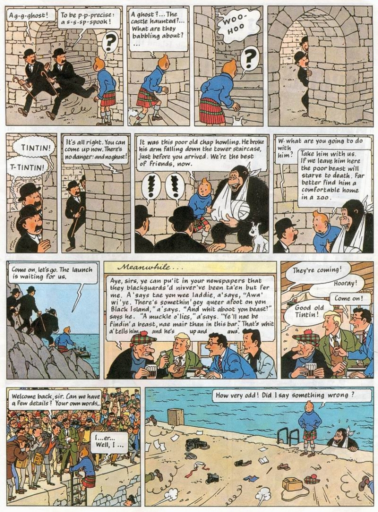 TinTin -07- The Black Island - 61