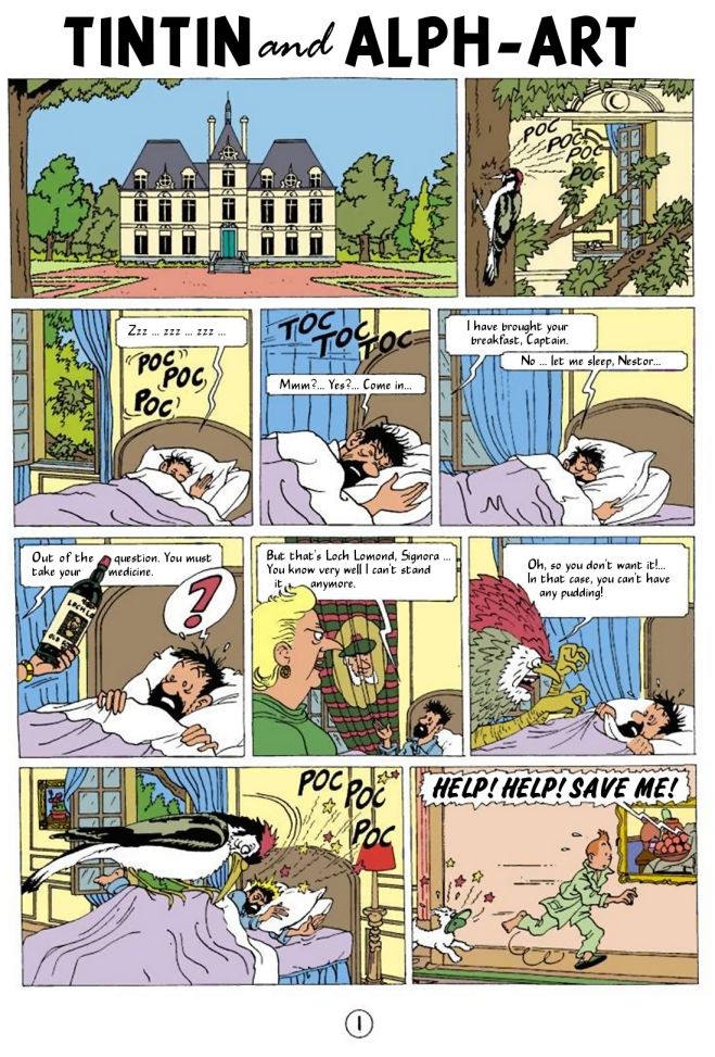 TinTin -24- TinTin and Alph-Art - 01